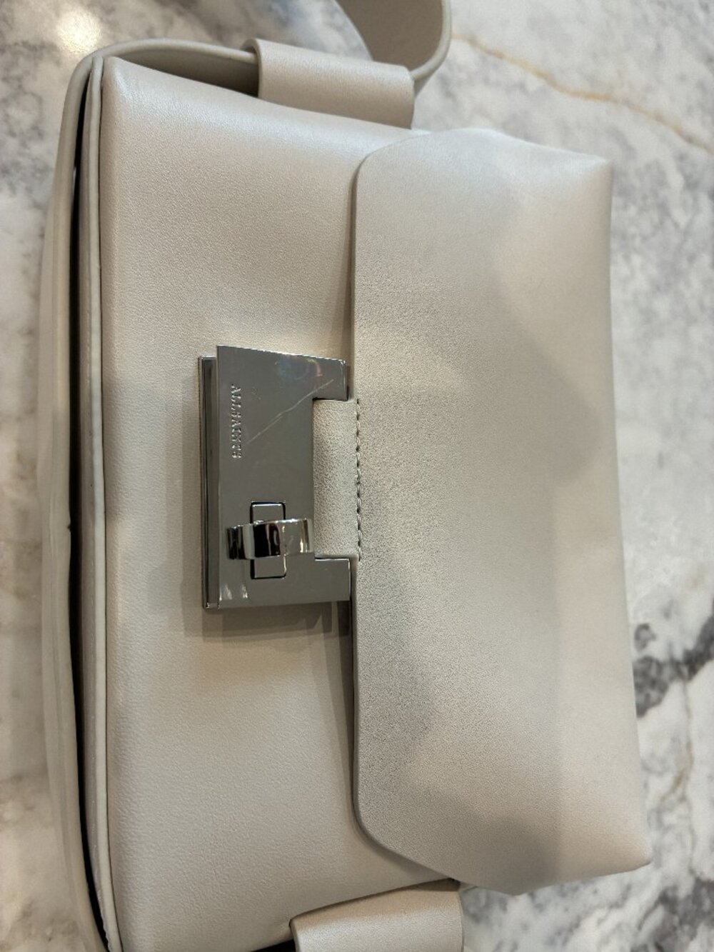 Allsaints Frankie Leather Crossbody Bag